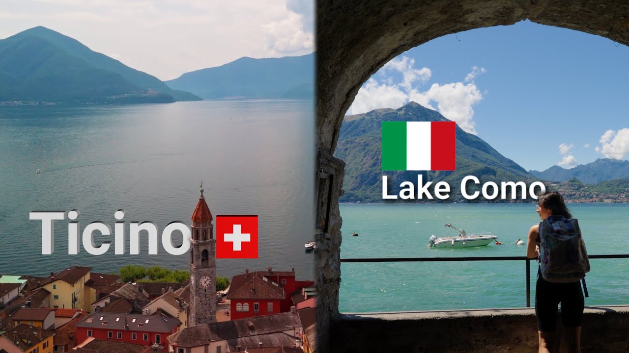 Swiss Ticino 🇨🇭 Where They Speak Italian! + Lake Como 🇮🇹 | Ascona, Lugano & Italian Lakeside Towns