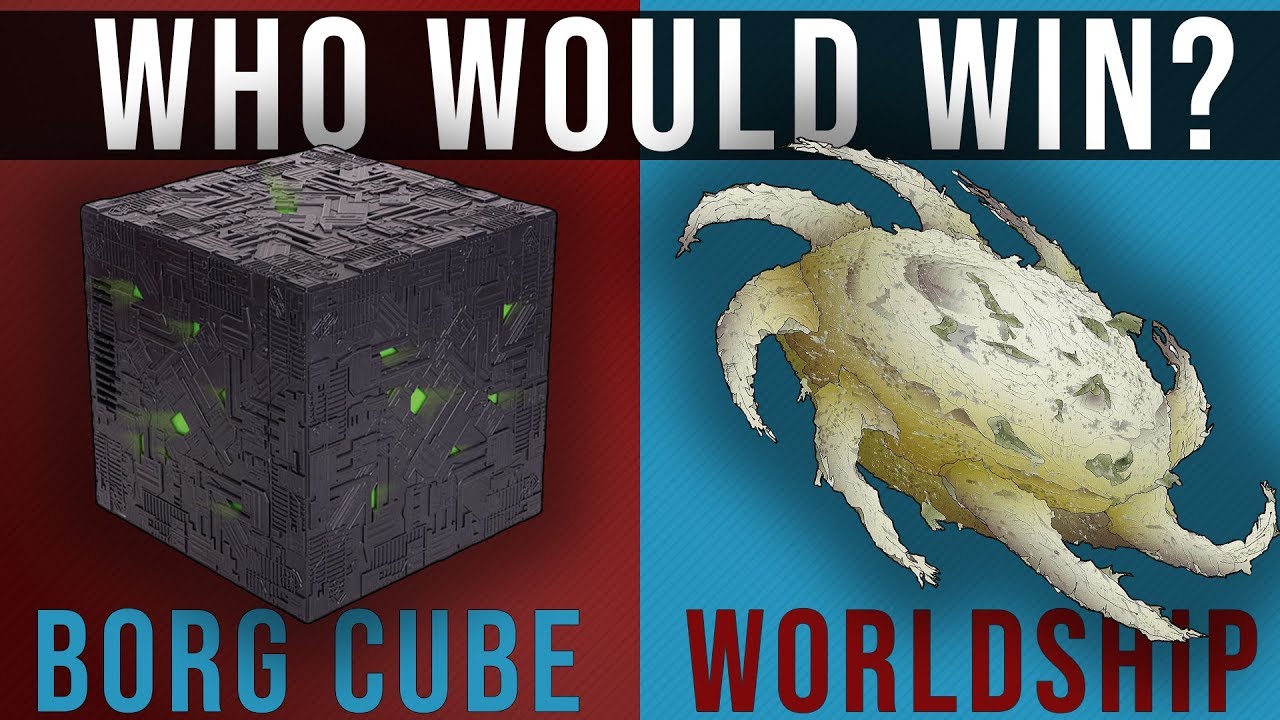 BORG CUBE vs YUUZHAN VONG WORLD SHIP | Star Trek vs Star Wars: Who Would Win