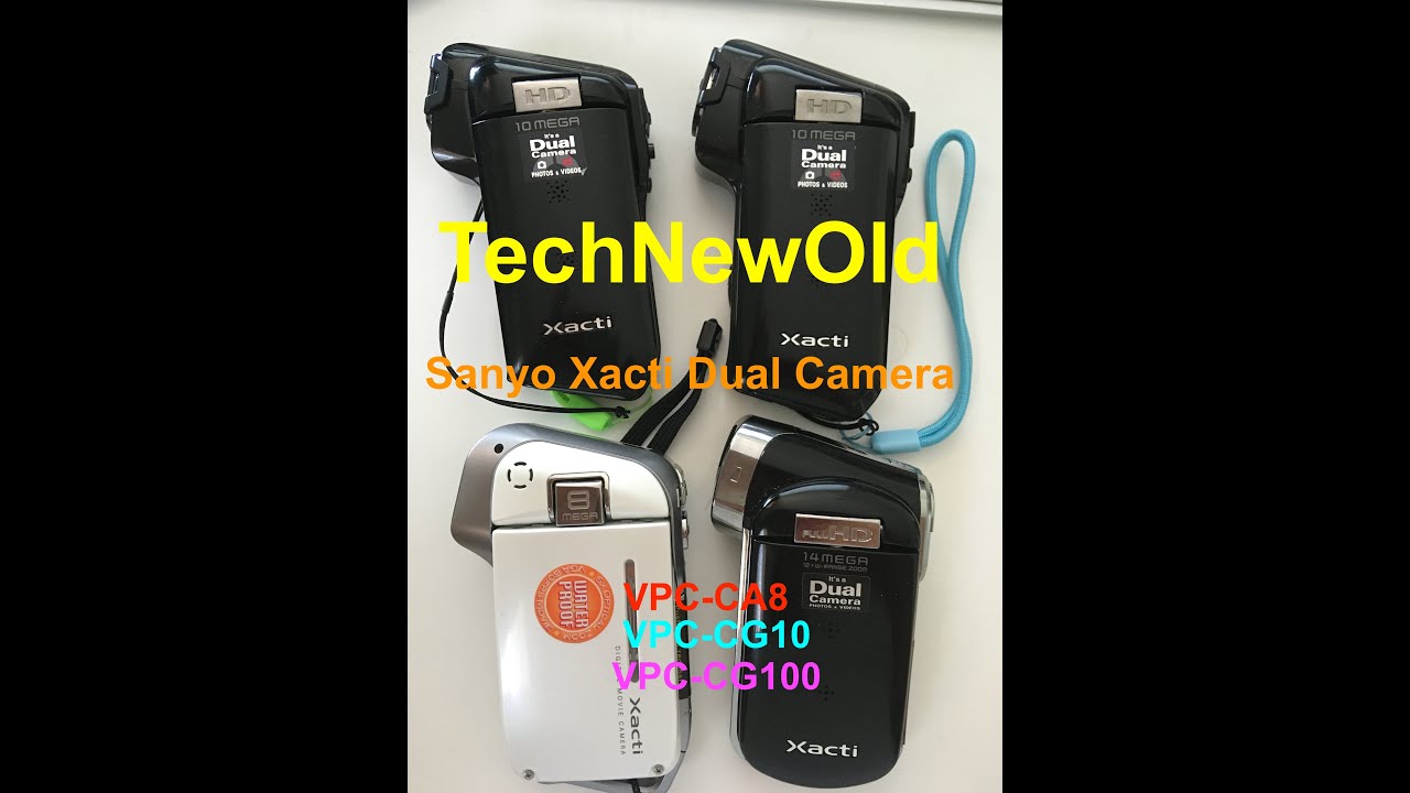 TechNewOld: Sanyo Xacti Dual Camera VPC-CA8, VPC-CG10 and VPC-CG100 review