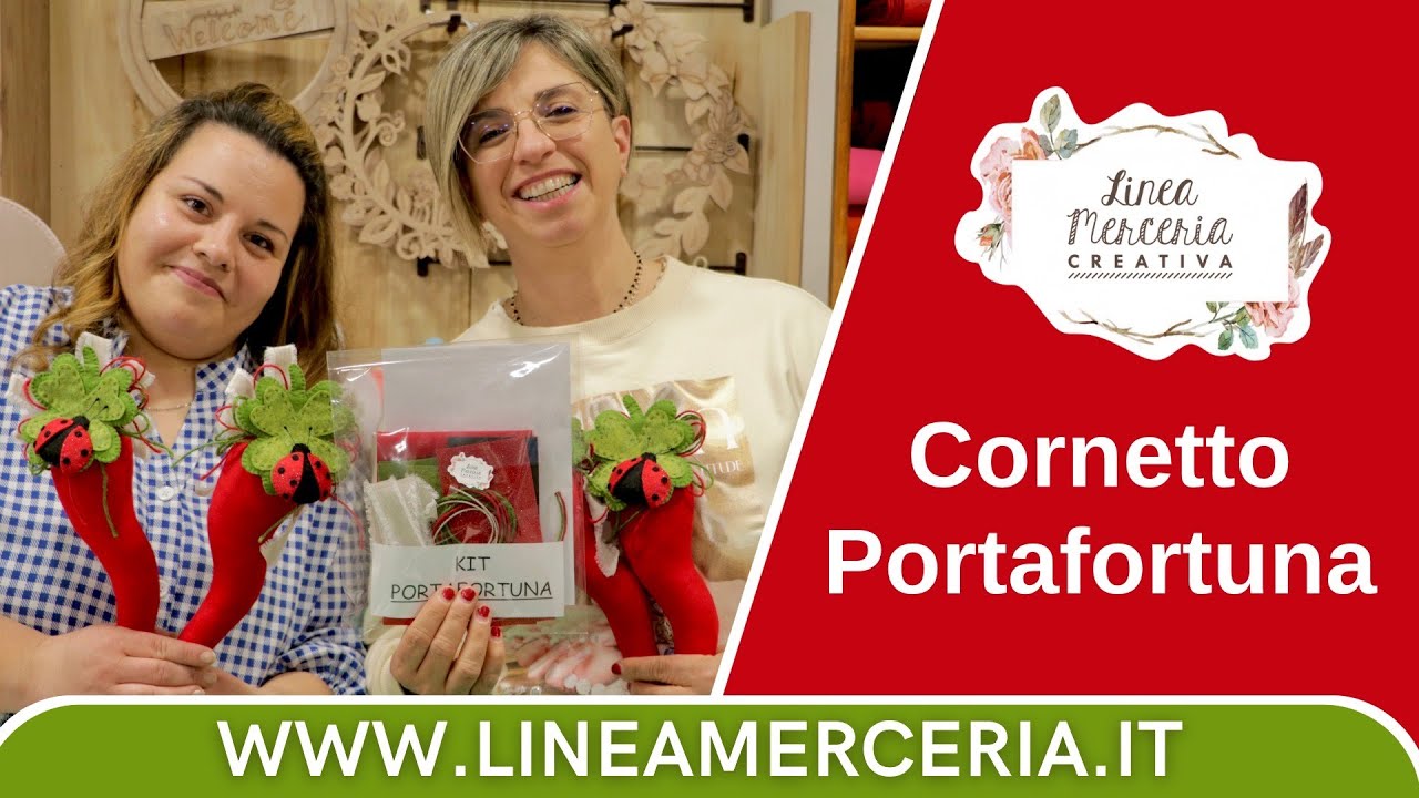 Kit portafortuna Linea Merceria Creativa Tutorial creativo handamde vendita online