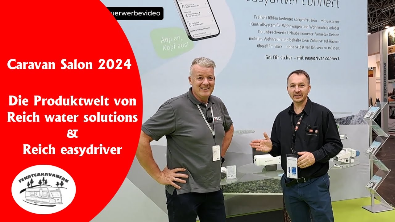 Besuch bei easydriver & Reich water solutions auf dem Caravan Salon 2024  |  fendtcaravanfan