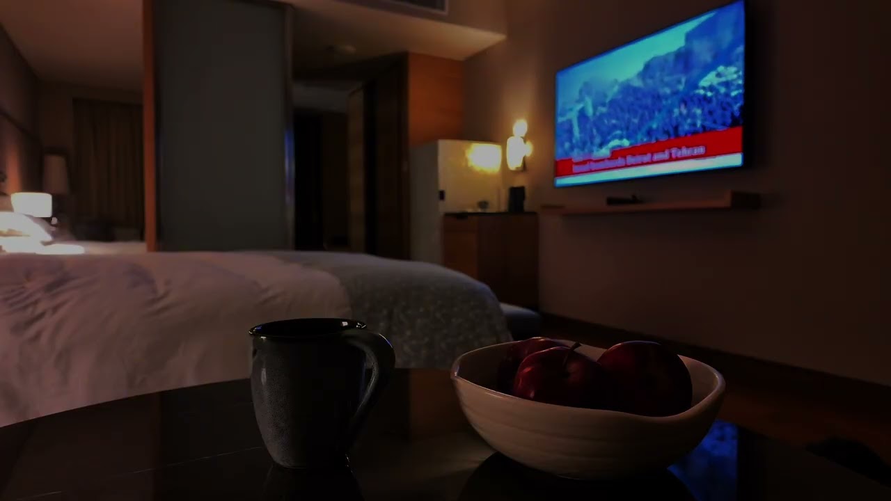 Quiet Hotel Room Post-Flight | Calm White Noise for Sleep