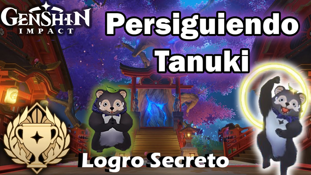 El martillo de madera de Yamada Go -  Logro secreto❗ (Tanuki🦝) | Genshin Impact✨