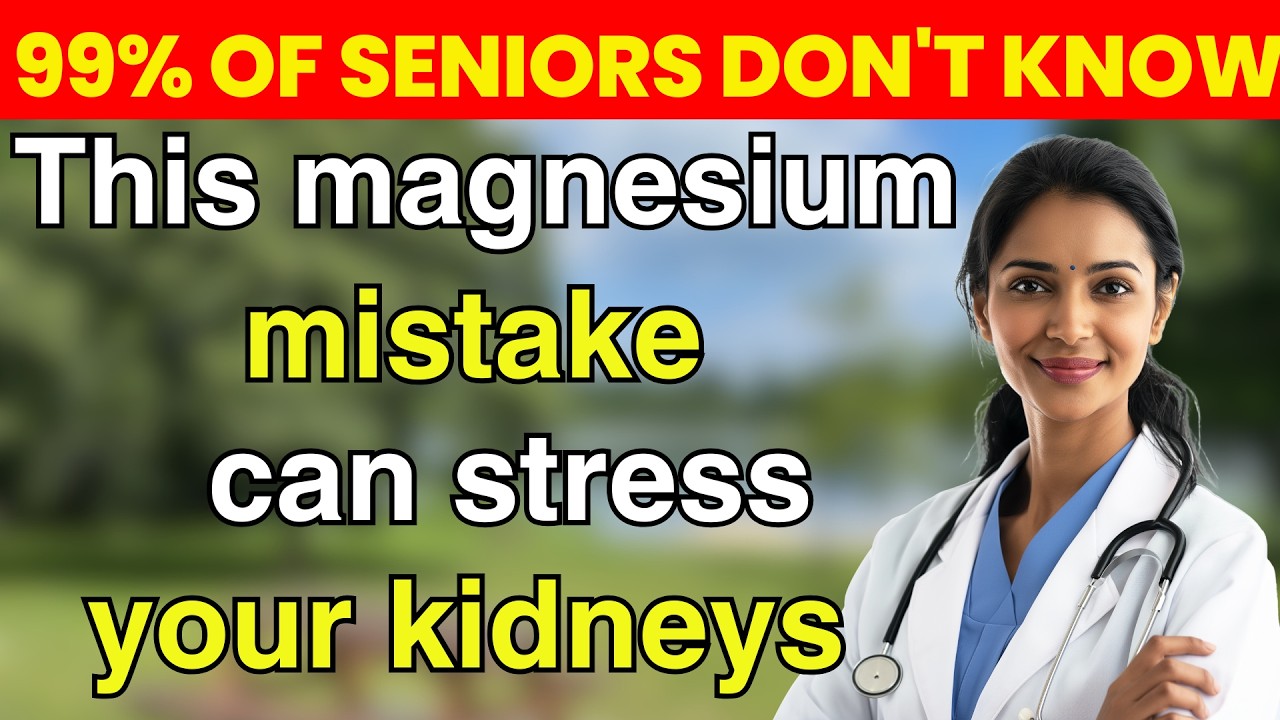 Over 60? Stop Taking Magnesium Glycinate Like This — It May Harm Your Kidneys | Senior Nutrition