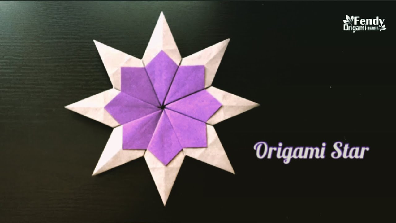 Origami 8-Point Star 折纸八角星