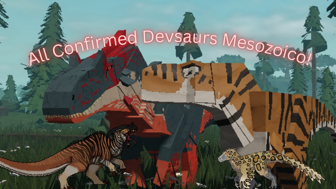 All Devsaurs Confirmed (Stats Unconfirmed) | Mesozoico | Mesozoico Dinosaur Info
