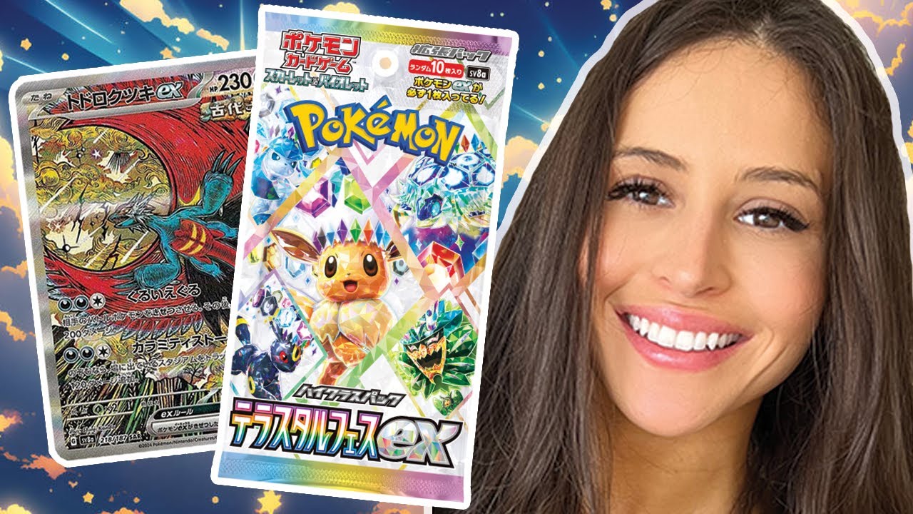 Pokemon Terastal Festival aka Prismatic evolutions Japanese pack opening! Happy Pokemon Day!!