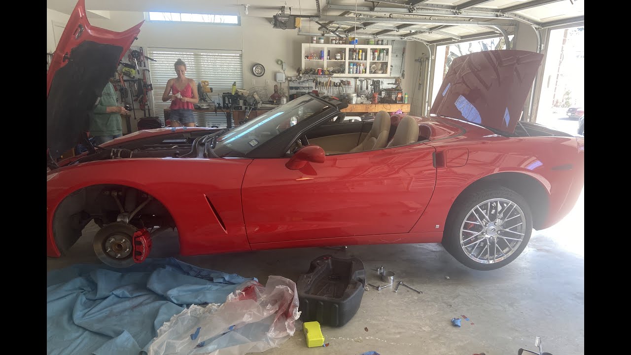 How to jack up your Corvette on jack stands!