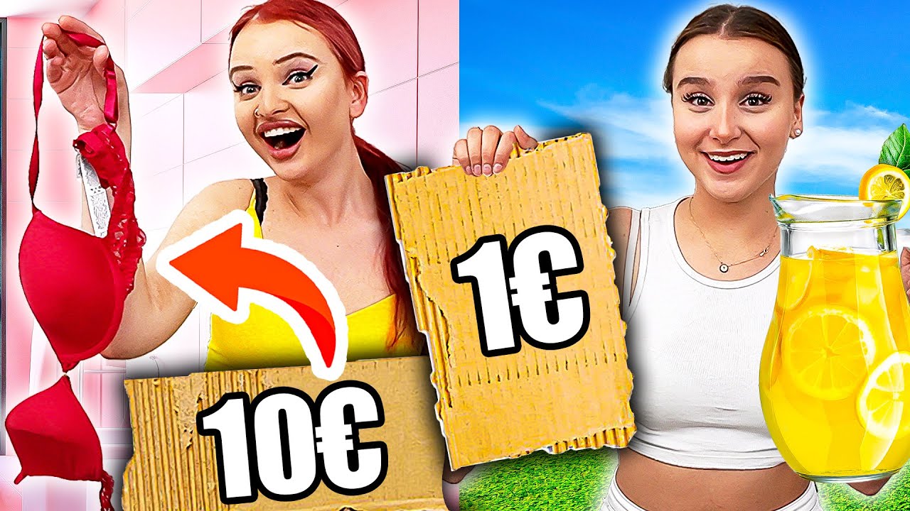 Wer verdient MEHR GELD in 24 Stunden ! 👙🍋 (BH für 10€) - Celina