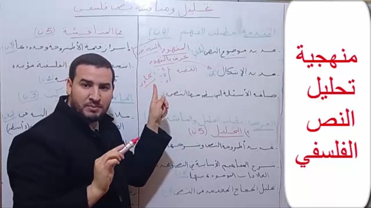 للأحرار والمتمدرسين : مافاهم والو في الفلسفة شاهد هذا الفيديو وستفهم كل شيئ ، مع عبد السلام البجيري
