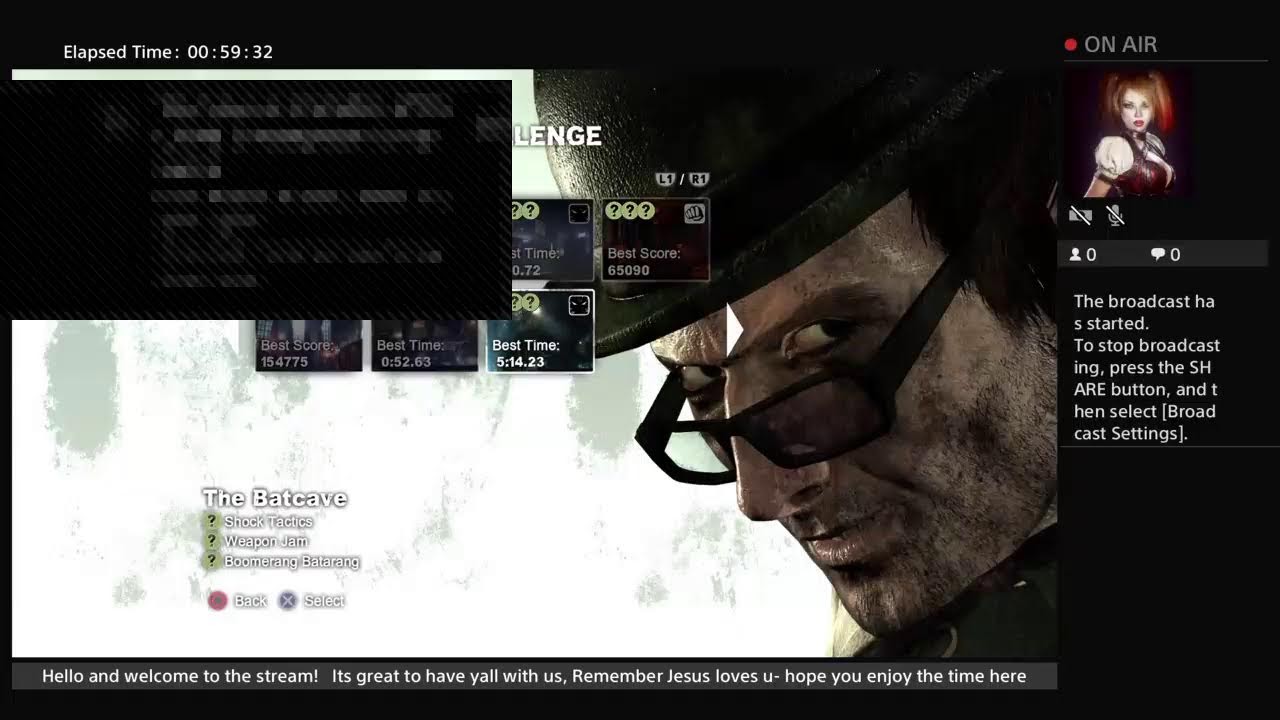 Batman arkham City Live Stream Come Join !