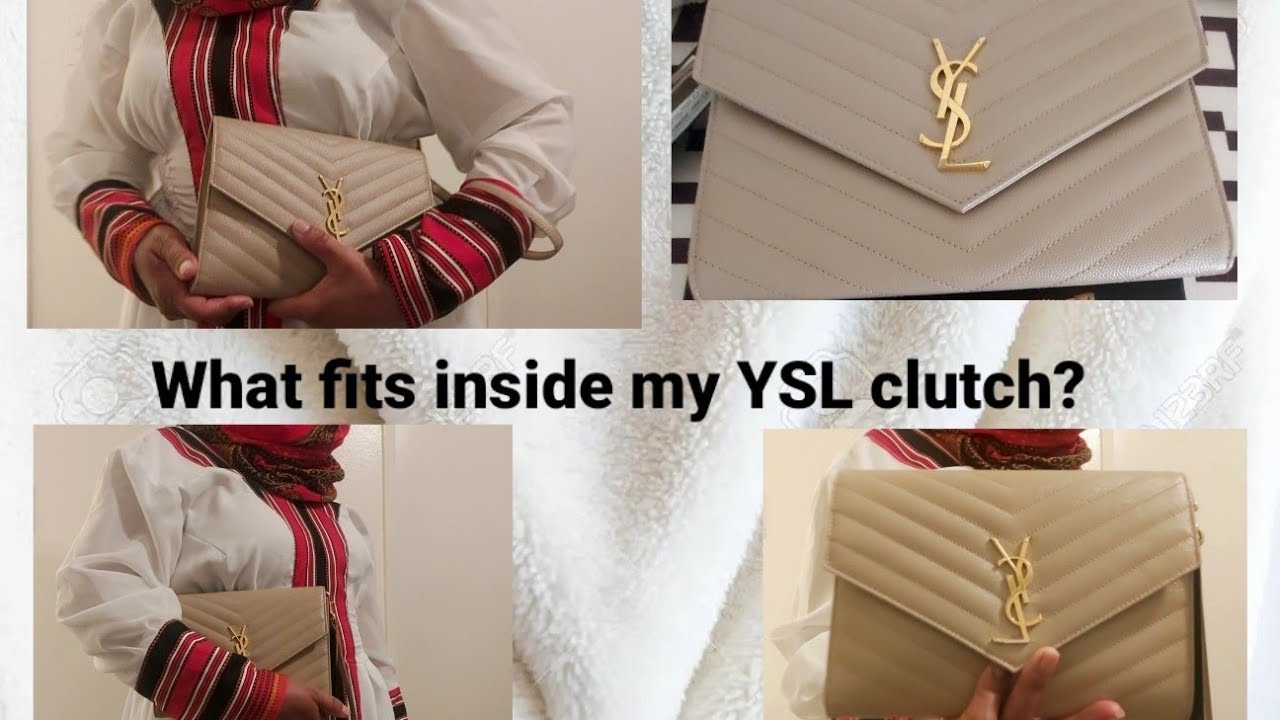 What fits inside my YSL clutch * luxury clutch
