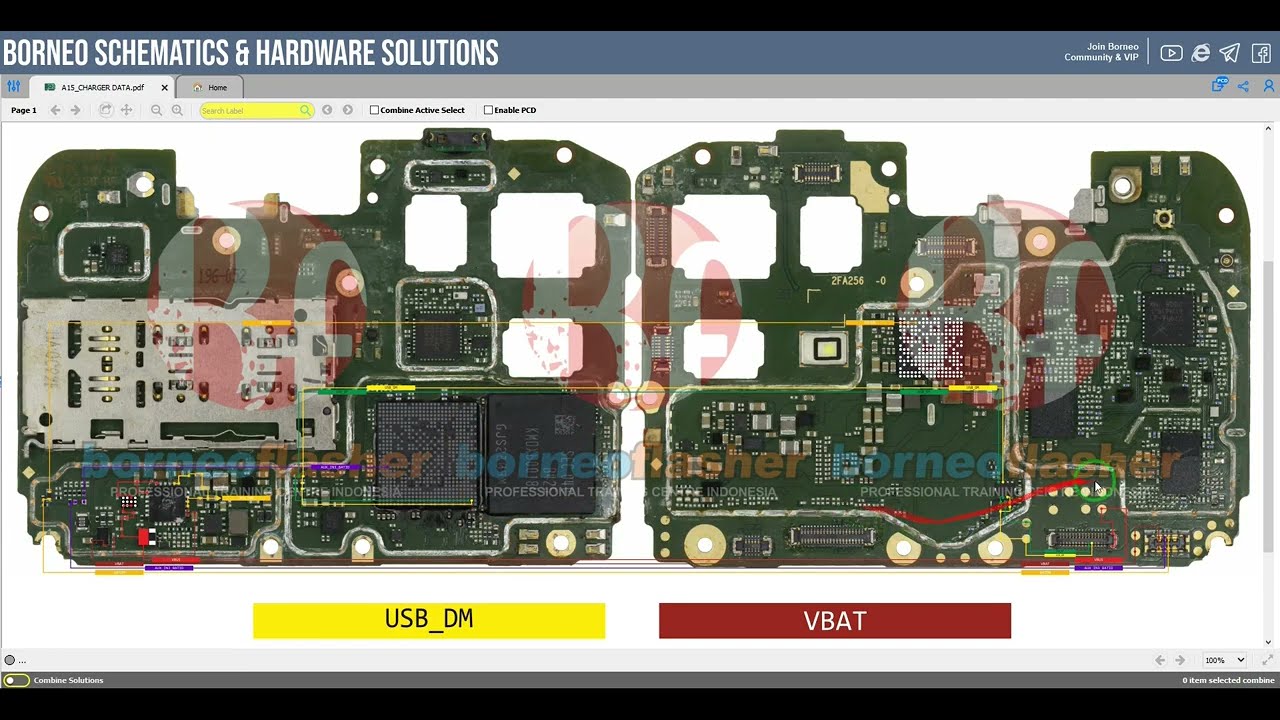 OPPO A15 Charger Schematic solution ដំណោះស្រាយទូរសព្ទ័ OPPO A15 បញ្ហាសាកថ្ម￼