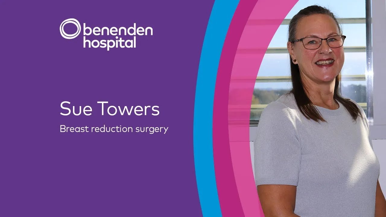 Sue's breast reduction surgery success