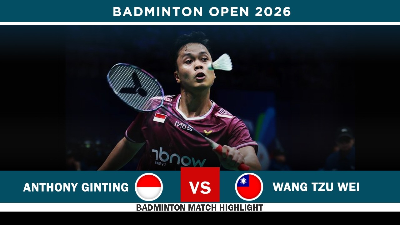 Anthony Sinisuka Ginting vs Wang Tzu Wei Swiss Open 2026 Badminton