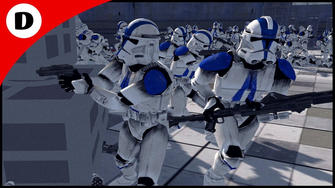 REPUBLIC BASE INFECTED BY ZOMBIE WORM VIRUS - Men of War: Star Wars Mod