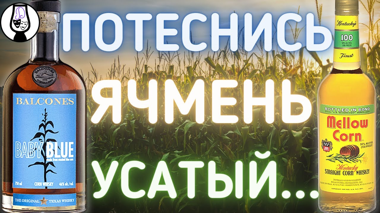 🌽 [Не Бурбон] Кукурузный Виски Balcones Baby Blue 46% и Heaven Hill Mellow Corn 50% Драм Кружок № 27
