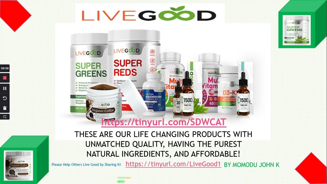 GET YOUR AMAZING FOOD SUPPLEMENTS FROM LIVEGOOD COMPANY!