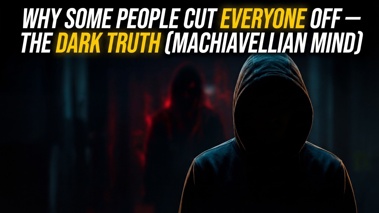 Why Some People Cut EVERYONE OFF — The Dark Truth (Machiavellian Mind)  | Dark Psychology