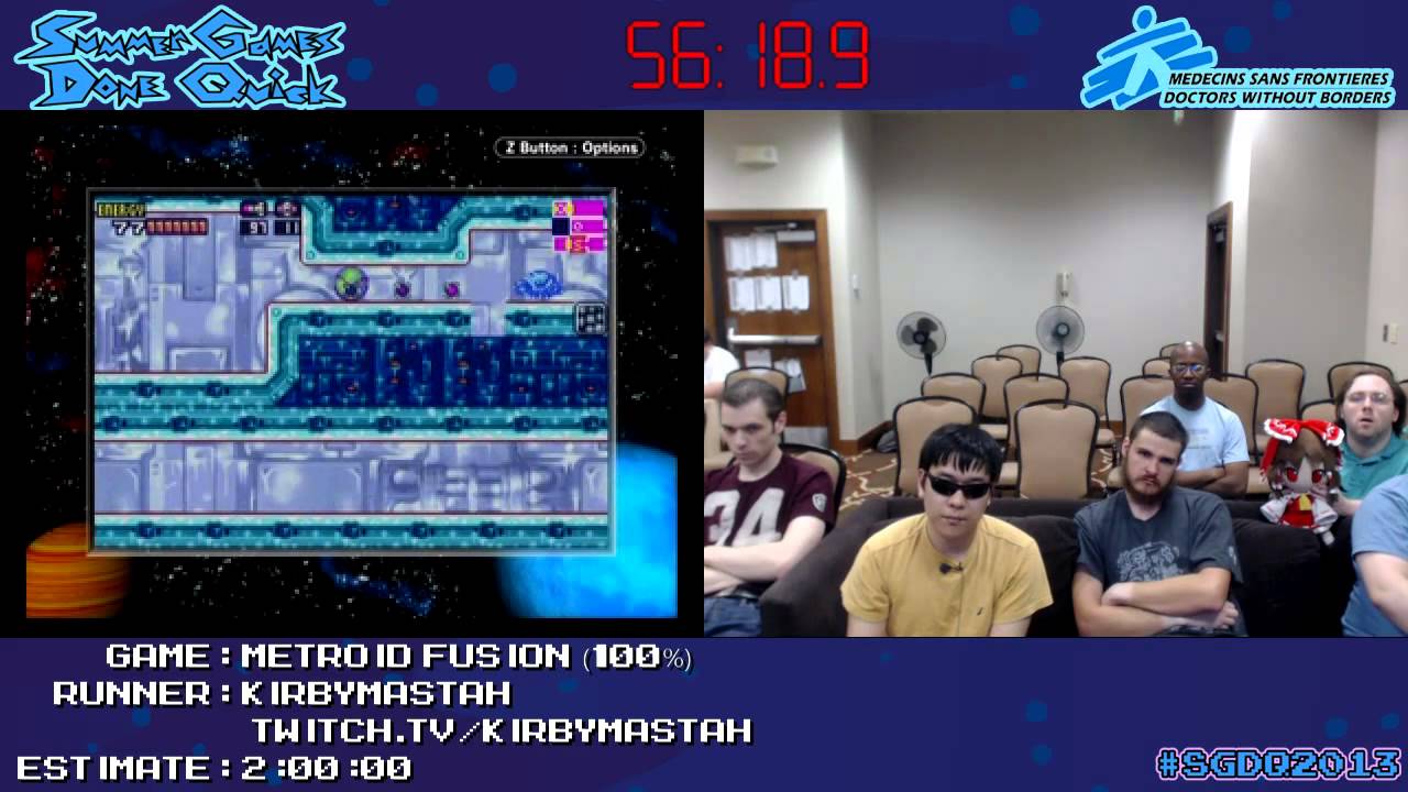 Metroid Fusion - SPEED RUN in 1:50:48 (100%) [GCN] by Kirbymastah #SGDQ 2013