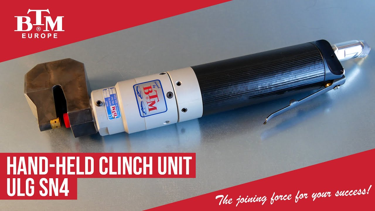 BTM Europe - Hand Held Clinch Unit ULG SN4 | Clinching Equipment