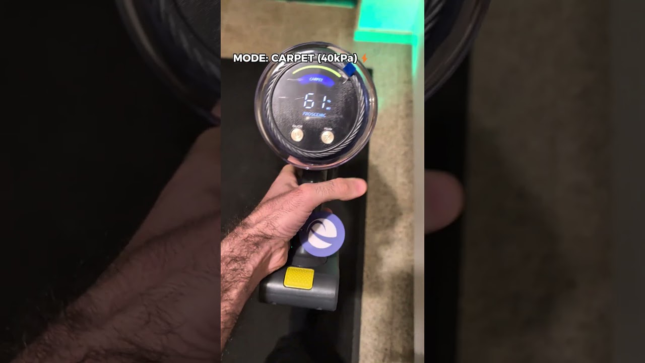 Proscenic P15 Real Test: Deep Cleaning Hidden Pet Hair! 🤢🟢 #Shorts #vacuumcleaner #cleaning