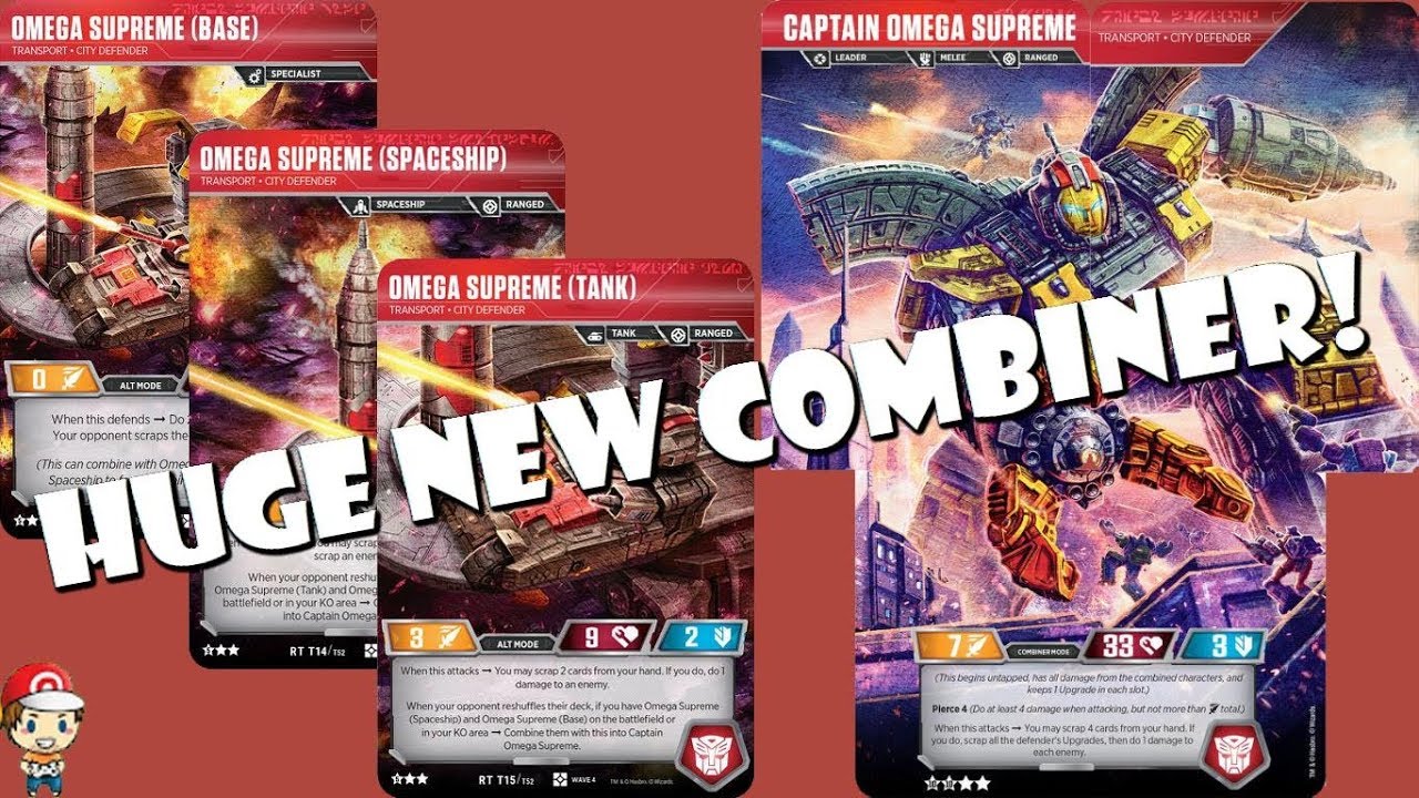 New, Weird Combiner Coming to the Transformers TCG! (Omega Supreme is Back!)