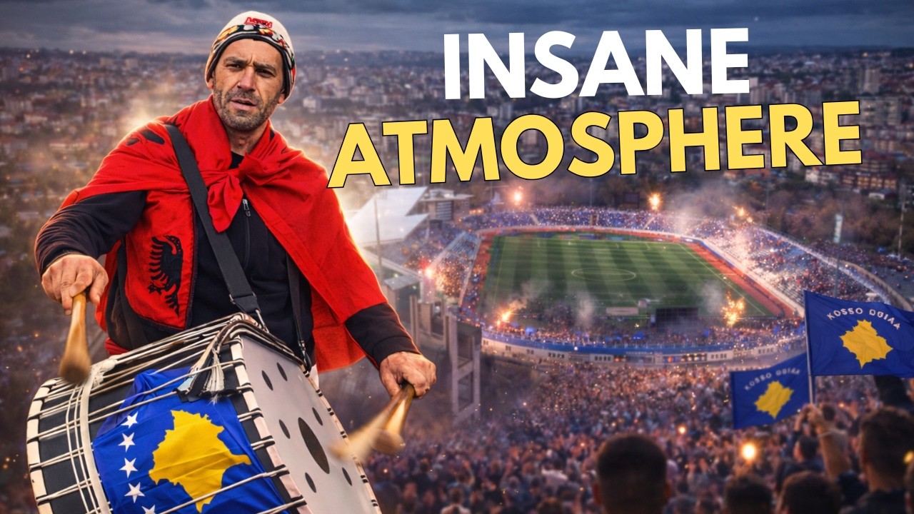 🔥 INSANE Atmosphere in Prishtina | 🇽🇰 Kosovo vs Turkiye 🇹🇷 World Cup Matchday | Full Day Experiece
