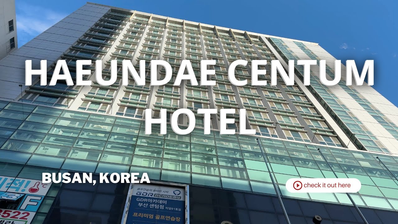 Haeundae Centum Hotel at Busan Korea | Hotel Walkthrough in 4K