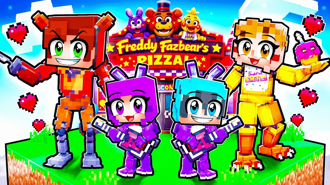 FNAF Ailesi Olduk - Minecraft