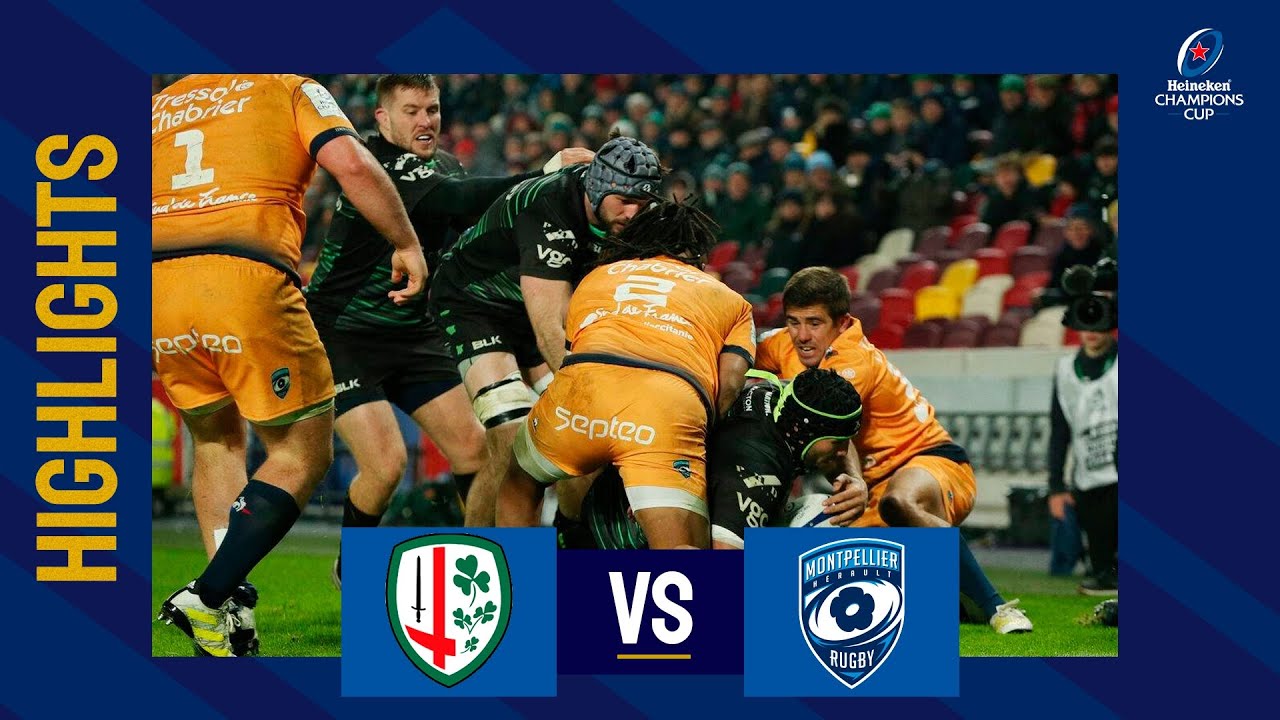 Highlights - London Irish v Montpellier H&eacute;rault Rugby - Round 1│Heineken Champions Cup 2022/23