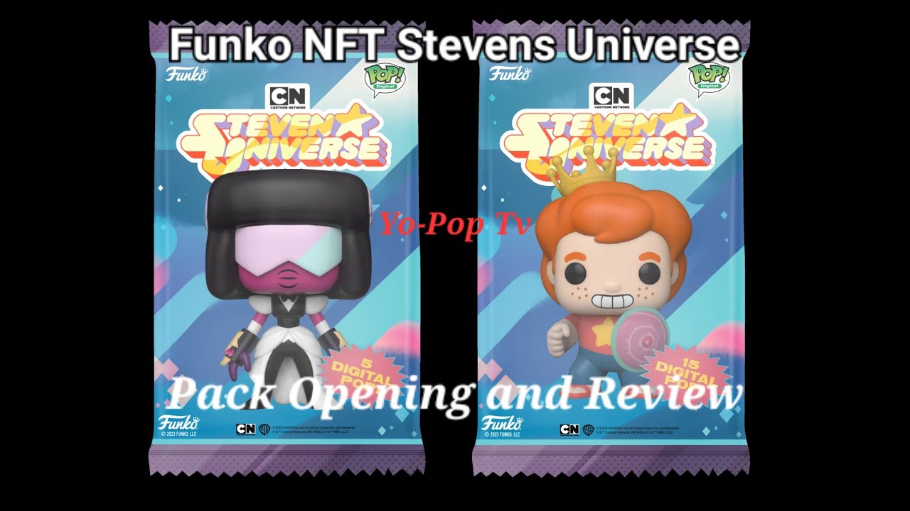 Funko NFT STEVENS UNIVERSE Reveal Review plus opening 10 Packs