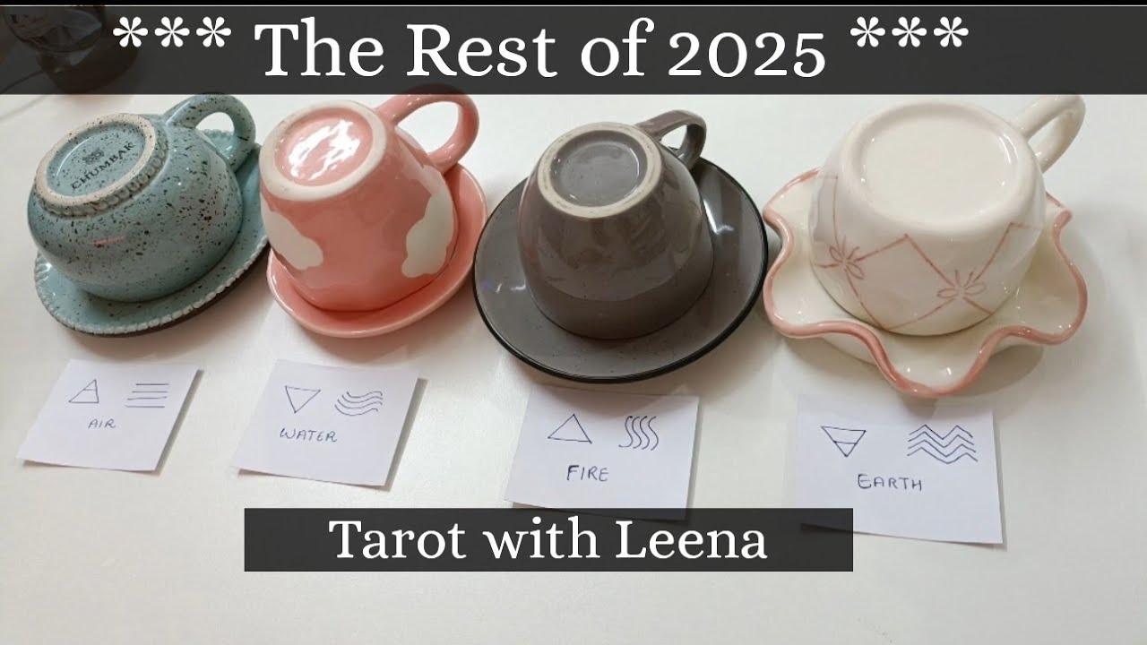 Coffee cup reading | Rest of 2025 | Pick a Cup | Tarot with Leena