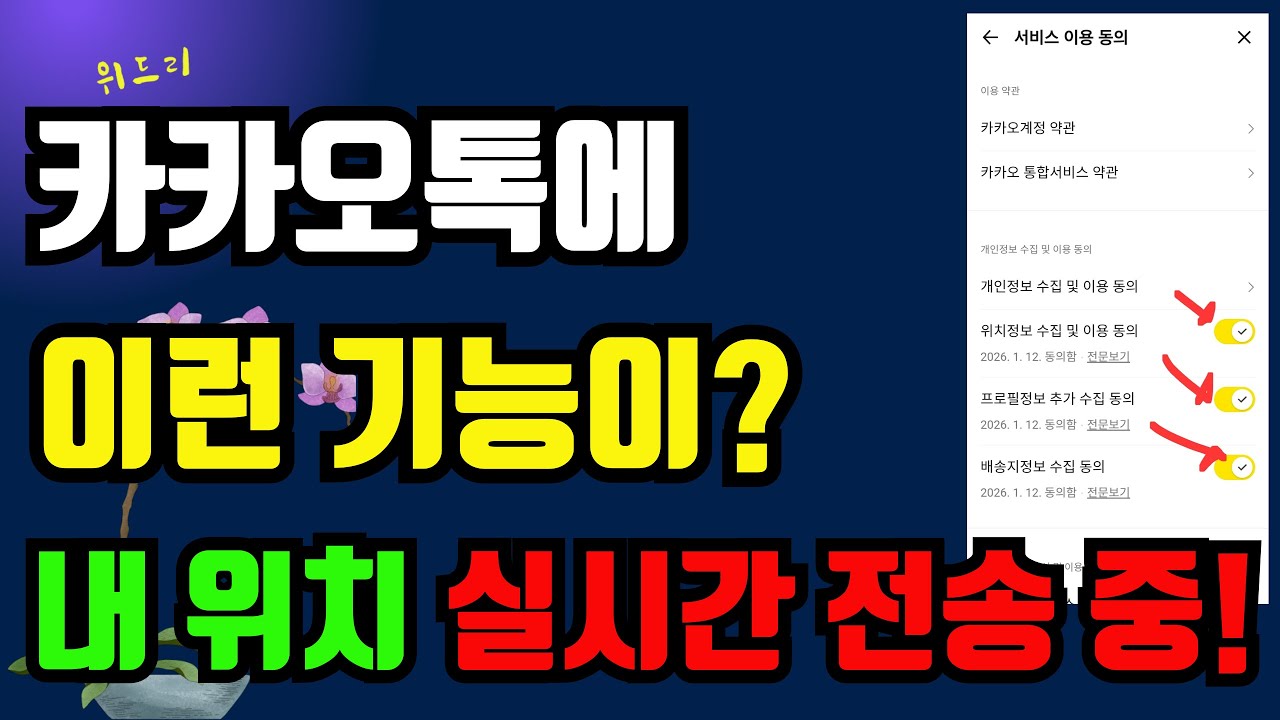 441_카톡에 이런 기능이? 내 위치 공유 이렇게 확인하세요!