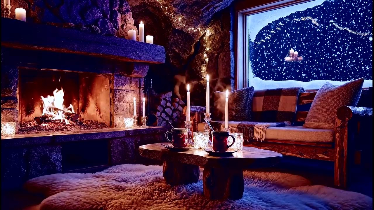Cozy Lofi Beats: Winter Night Study Ambience | Focus Music for Homework & Work