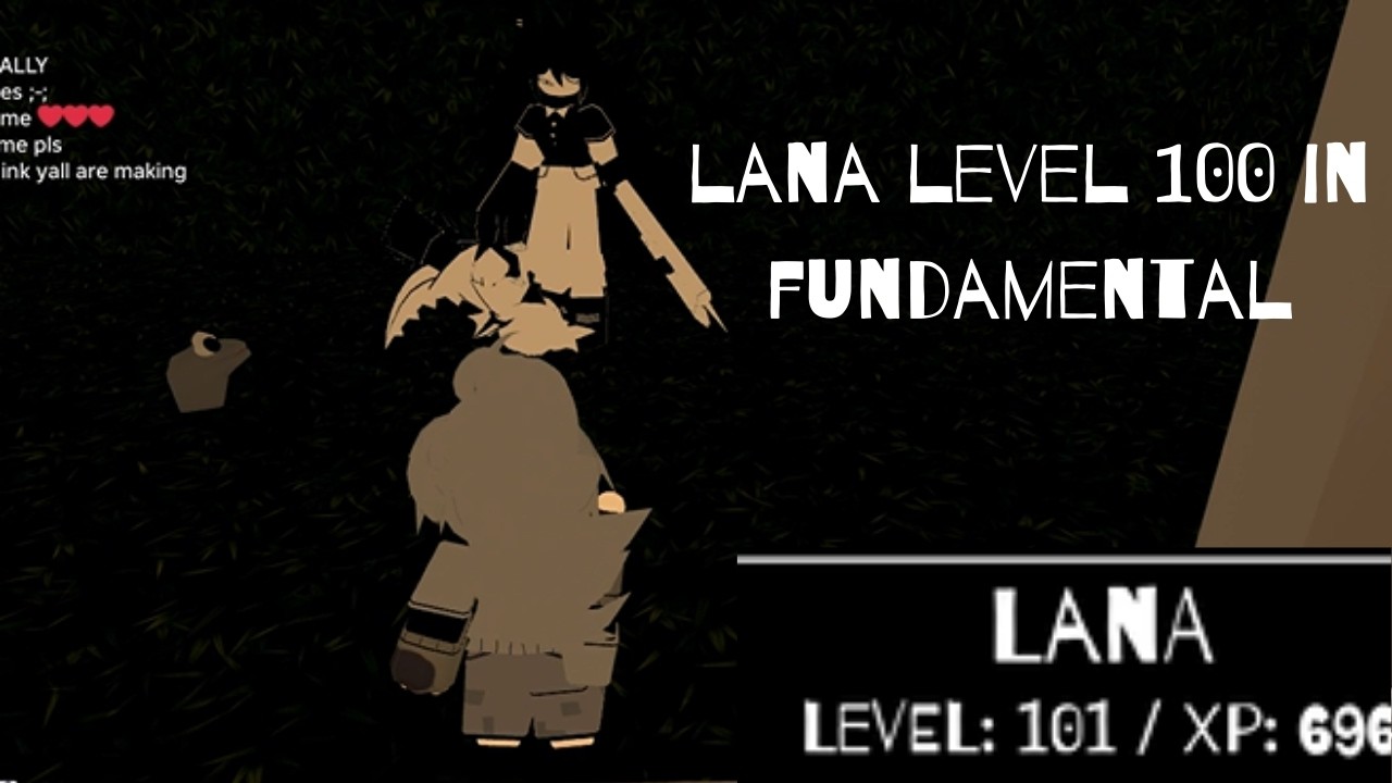 Lana level 100 in Roblox Fundamental