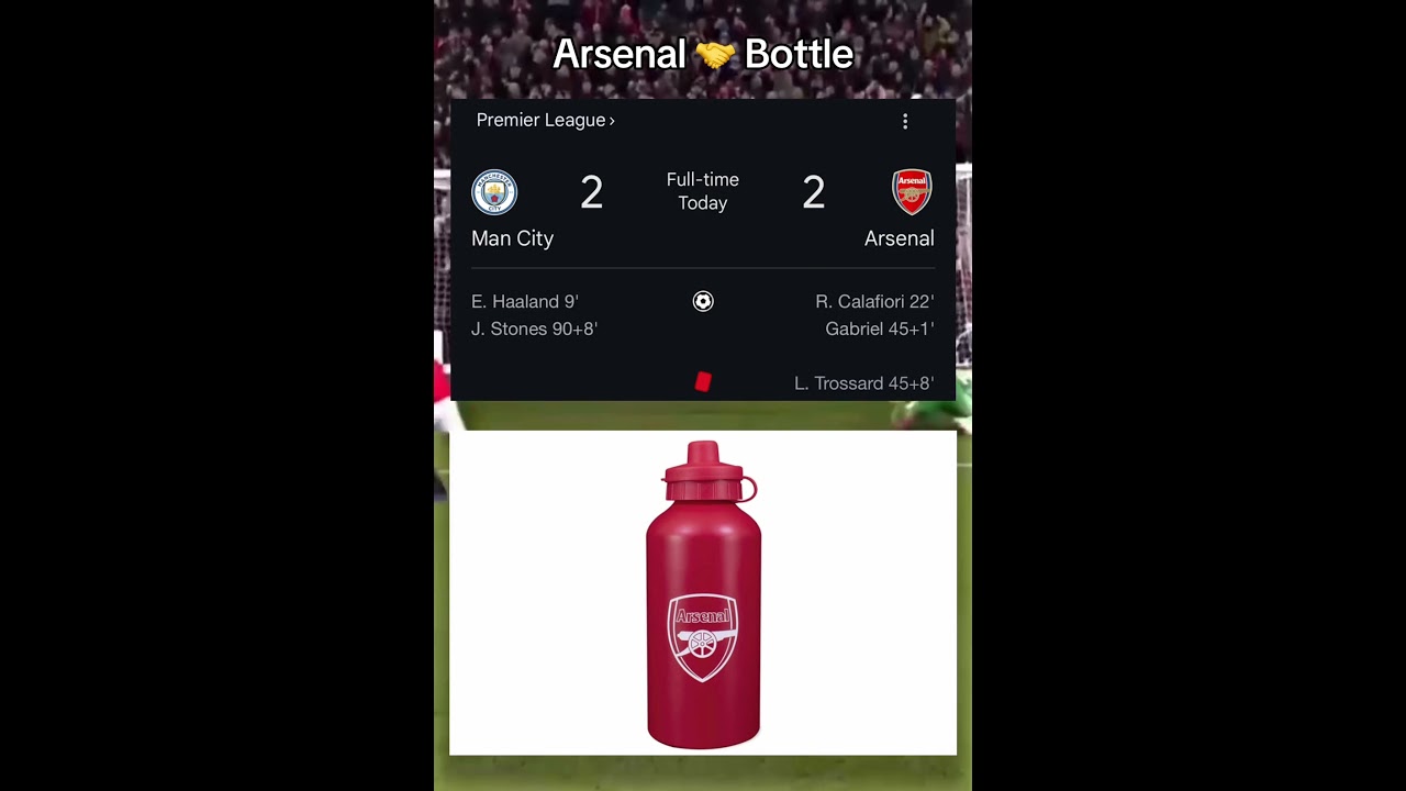 Arsenal = Bottle #arsenal #bottle #football #mancity #haaland #shorts