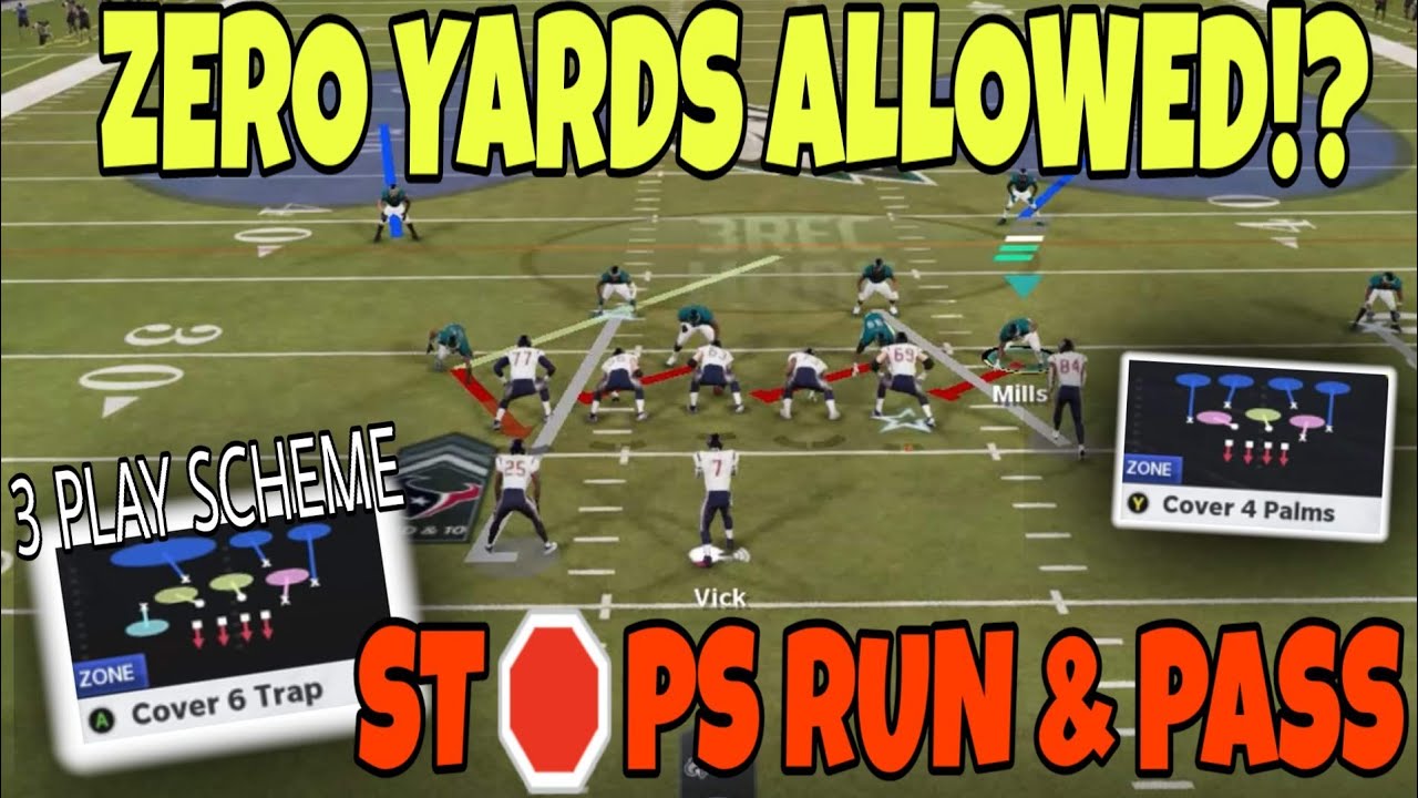 NO ONE CAN MOVE THE BALL VS THIS DEFENSE! Lock Down 3 Play Scheme VS Run & Pass! Madden NFL 21 Tips