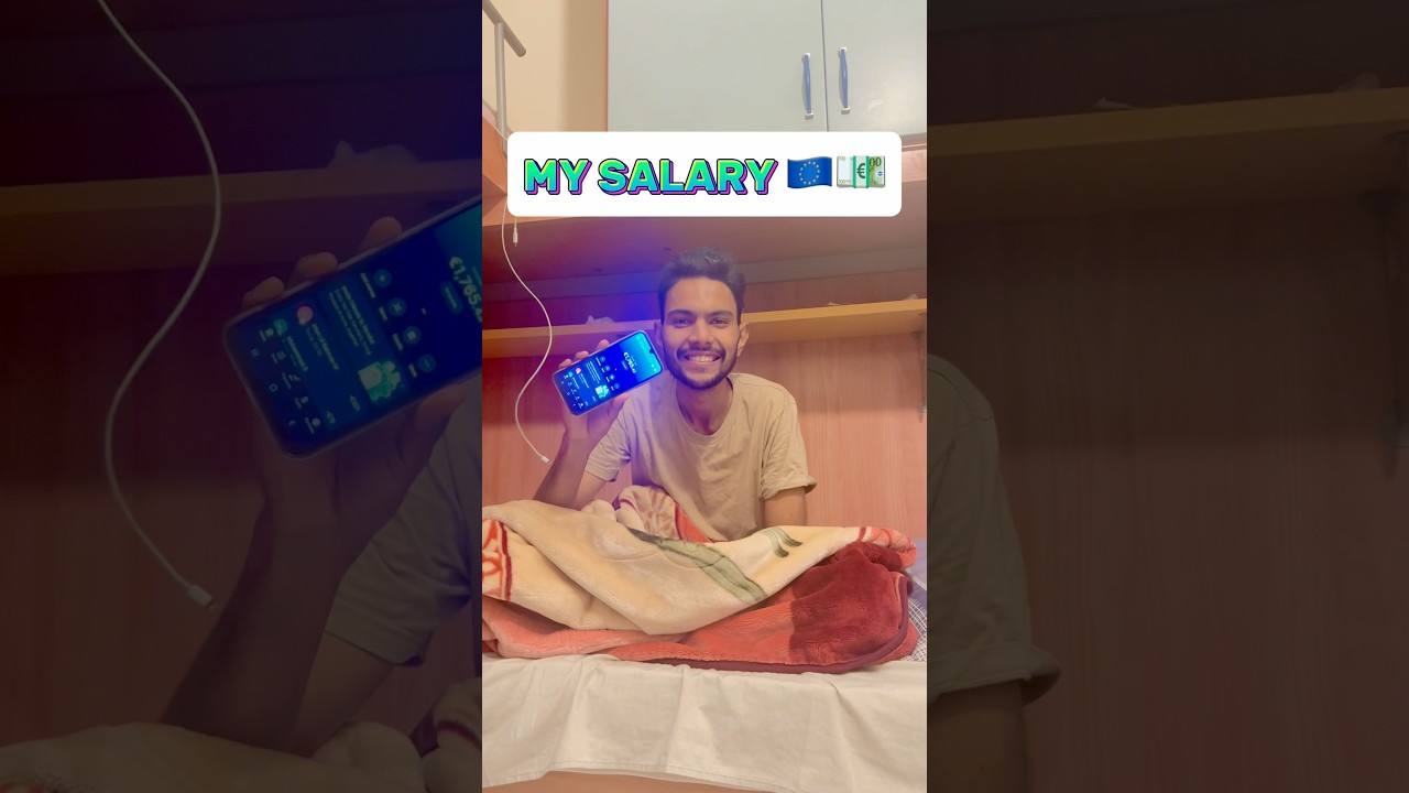 My salary | my life in Malta Europe #salary #mylife #minivlog #shorts #short #reel #viralvlog #fyp