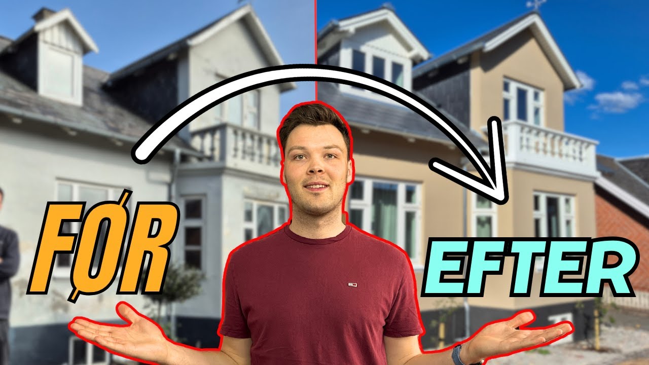 Resultatet af 2 års renovering.. Før, under og efter!