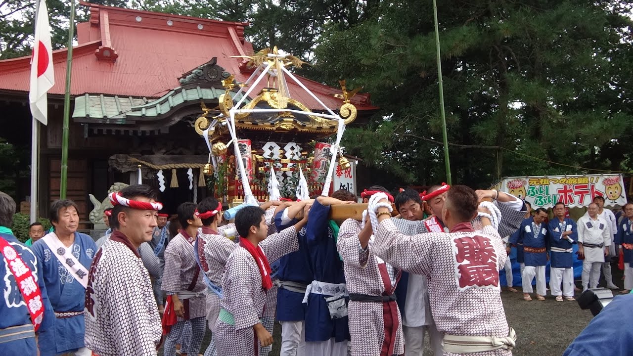 平成２８年　藤沢市宮原　寒川社 例大祭　神輿社頭発輿