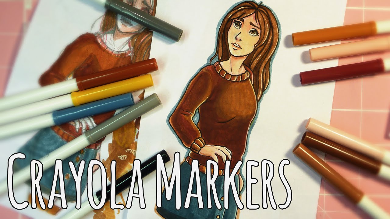 CRAYOLA MARKER CHALLENGE - AUTUMN