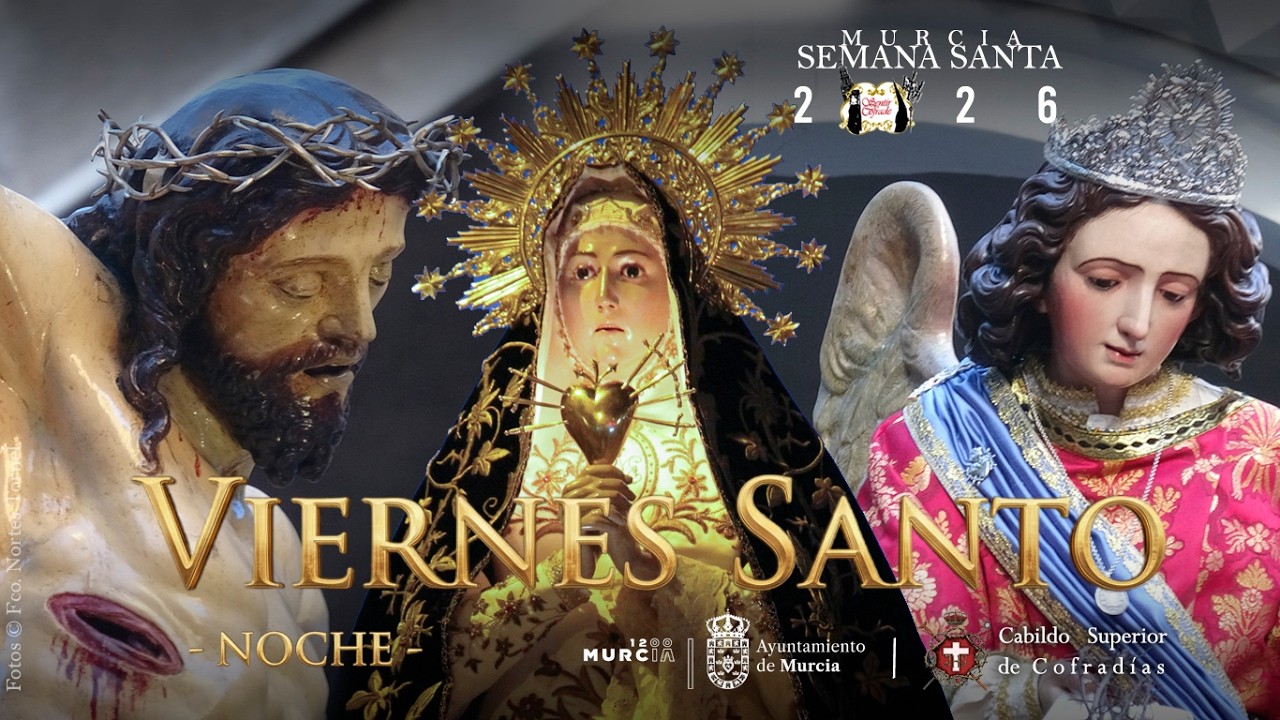 🔴 #EnDirecto VIERNES SANTO (noche) || Semana Santa 2026 en Murcia - Sentir Cofrade