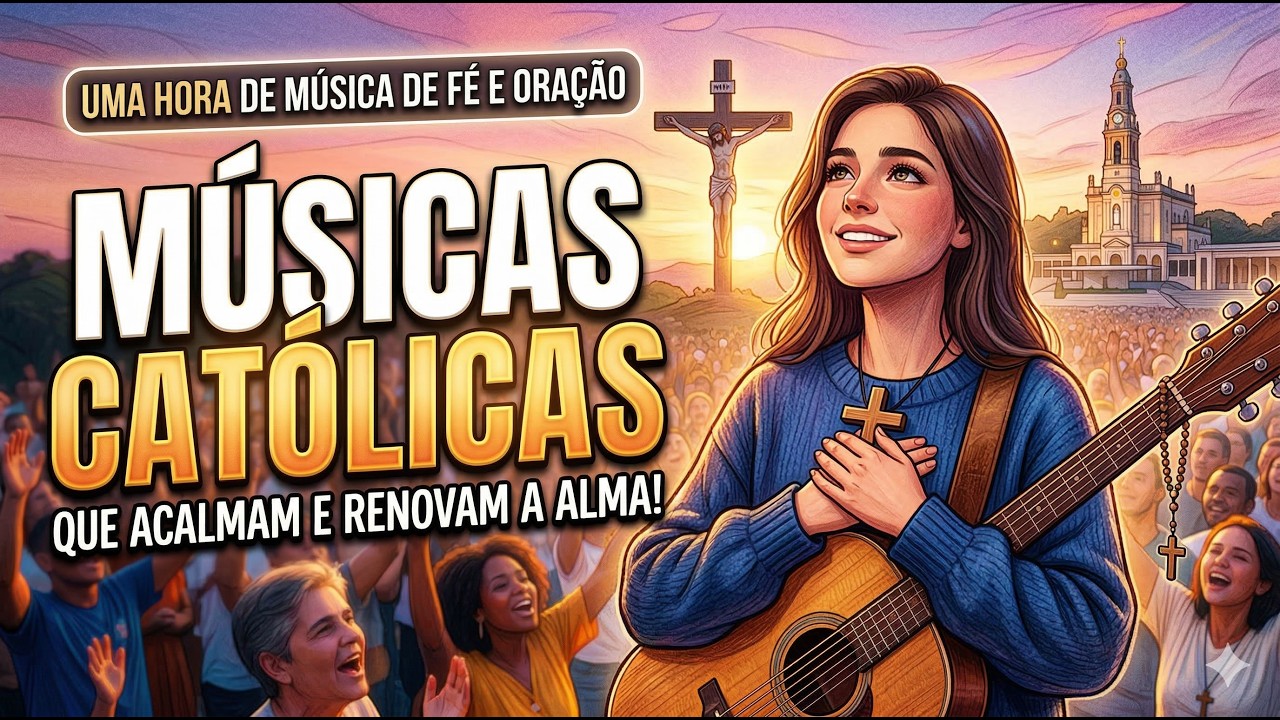🎶 LIVE AO VIVO – As Melhores Músicas Católicas Para Acalmar o Coração e Sentir a Presença de Deus