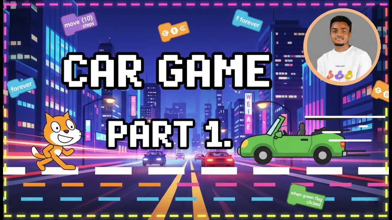 How to Make a Simple Car Game in Scratch | Part 1