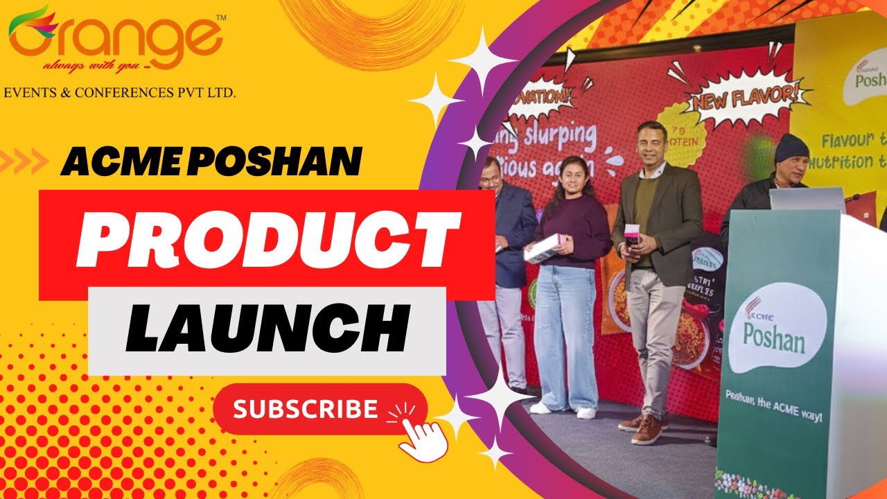 Acme Poshan | New Healthy Snack Launch — Event By Orange Events