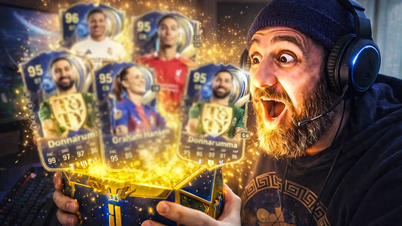 🎮 اخيرا وصلنا للتوتى 🔵 مع تفجير باكات لاعبين فريق السنه 🔥 EA SPORTS FC 26