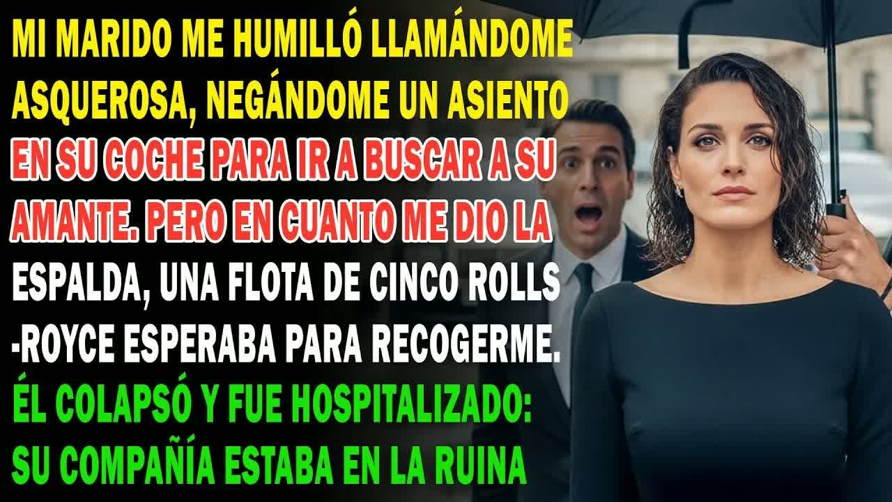 Mi Marido Me Humilló Llamándome Asquerosa, Echándome Del Coche Por Su Amante  Pero Cuando Vio Lo