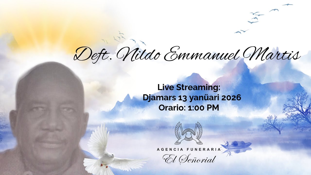 Agensia Funeraria El Señorial | Despedida Deft. Nildo Emmanuel Martis