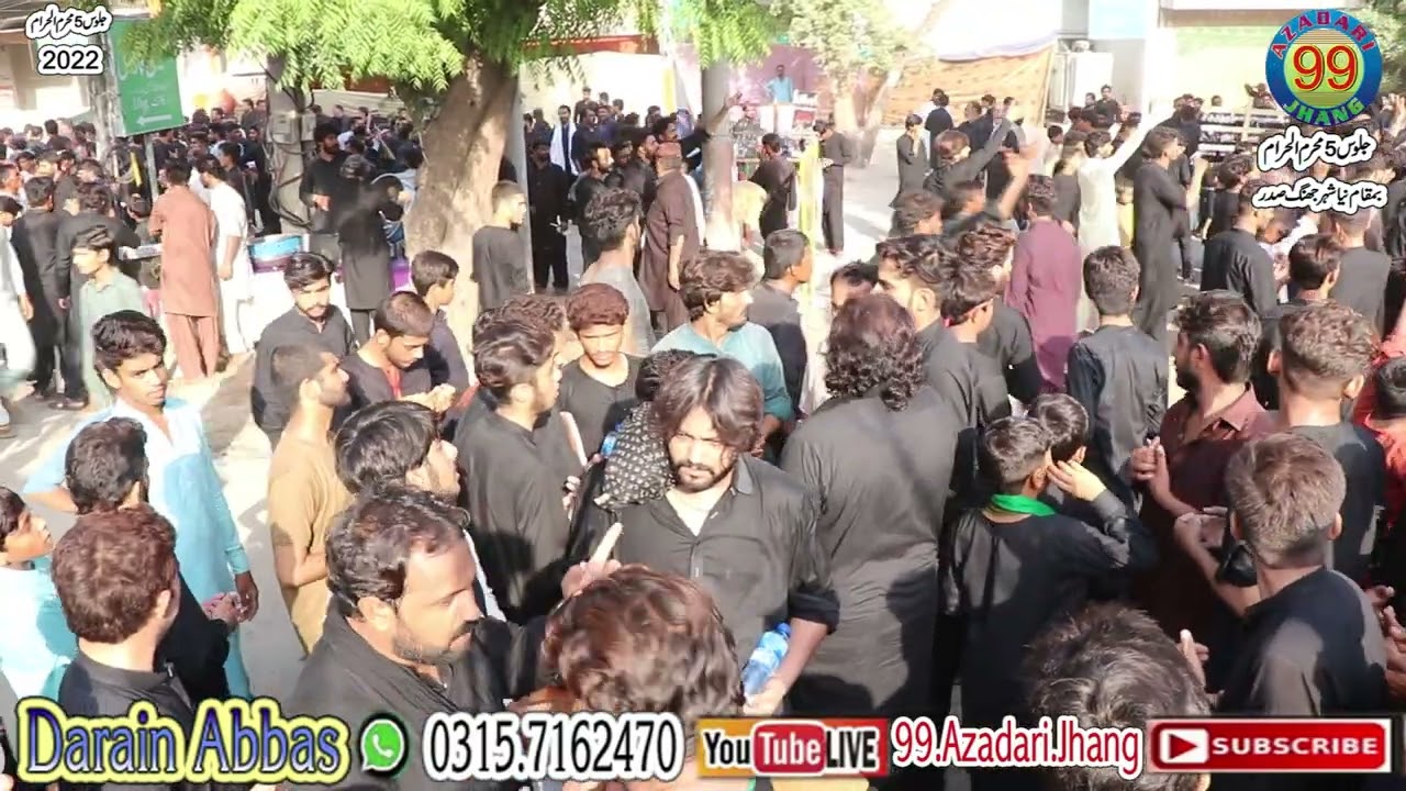 05 Muhrram Jaloos 2022  || Satellte Town Jhang Sadar